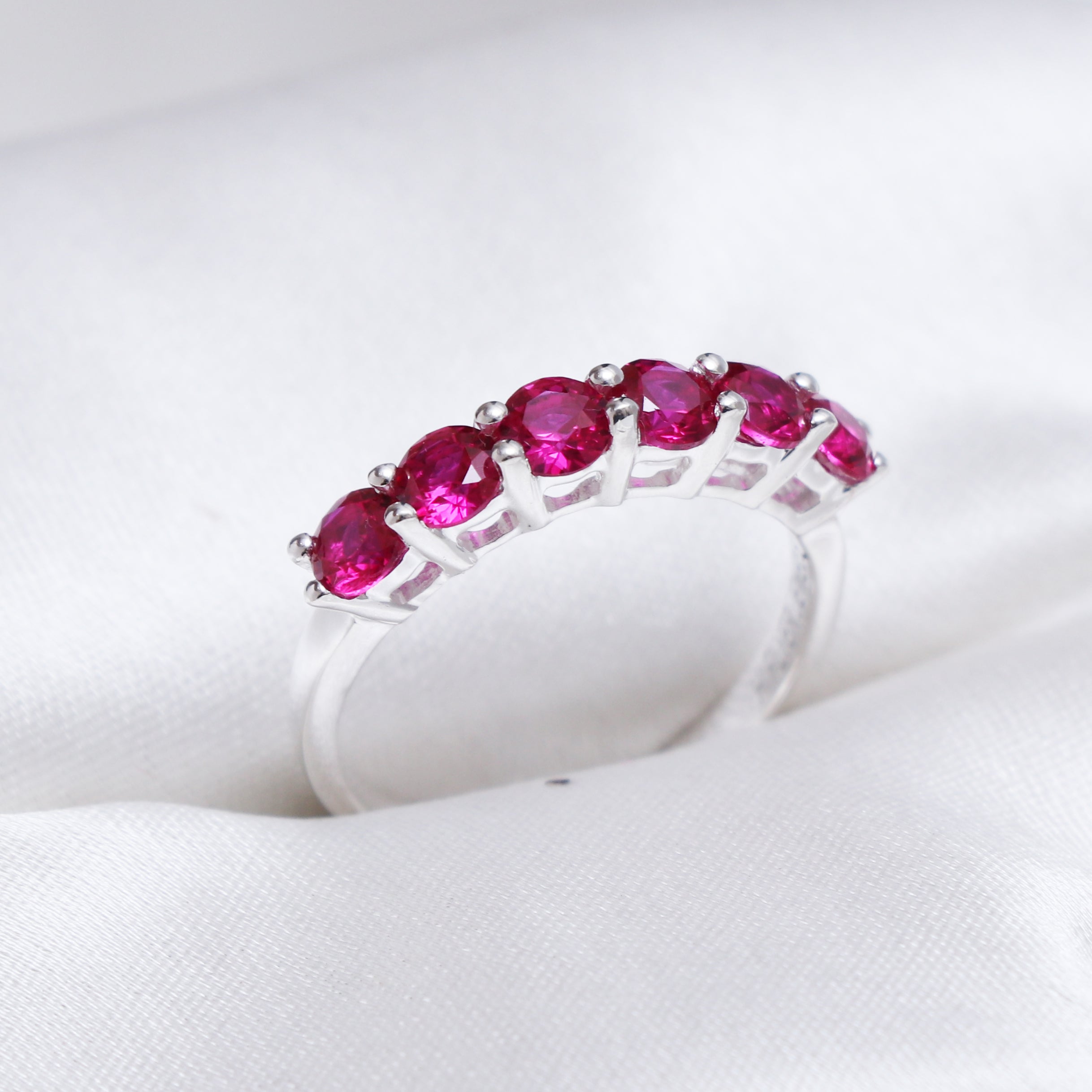 Pink Crown Ring - (Adjustable)