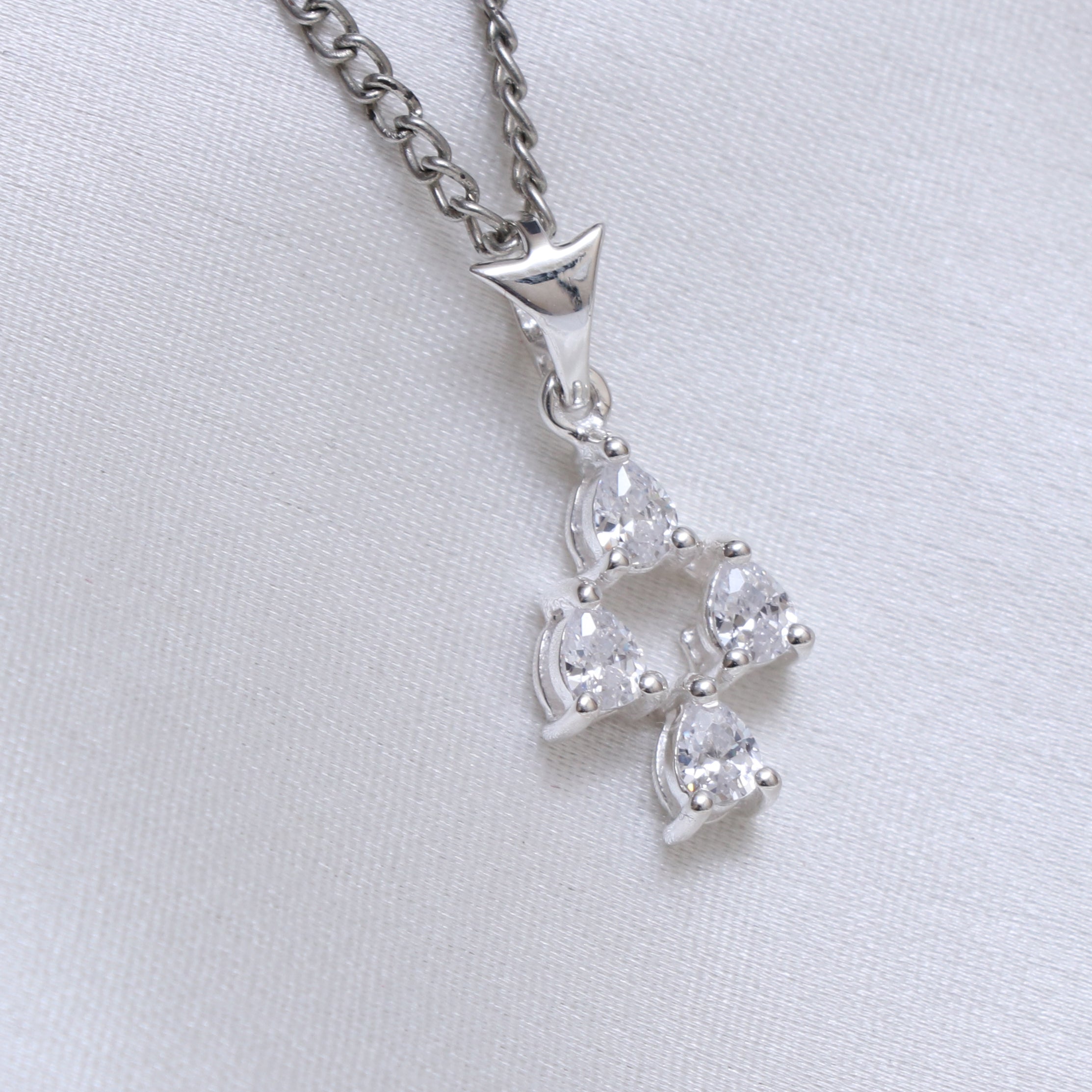 White Gemstone Designer Pendant For Women