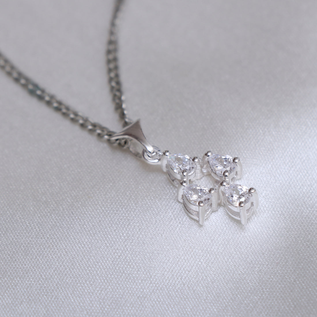 White Gemstone Designer Pendant For Women