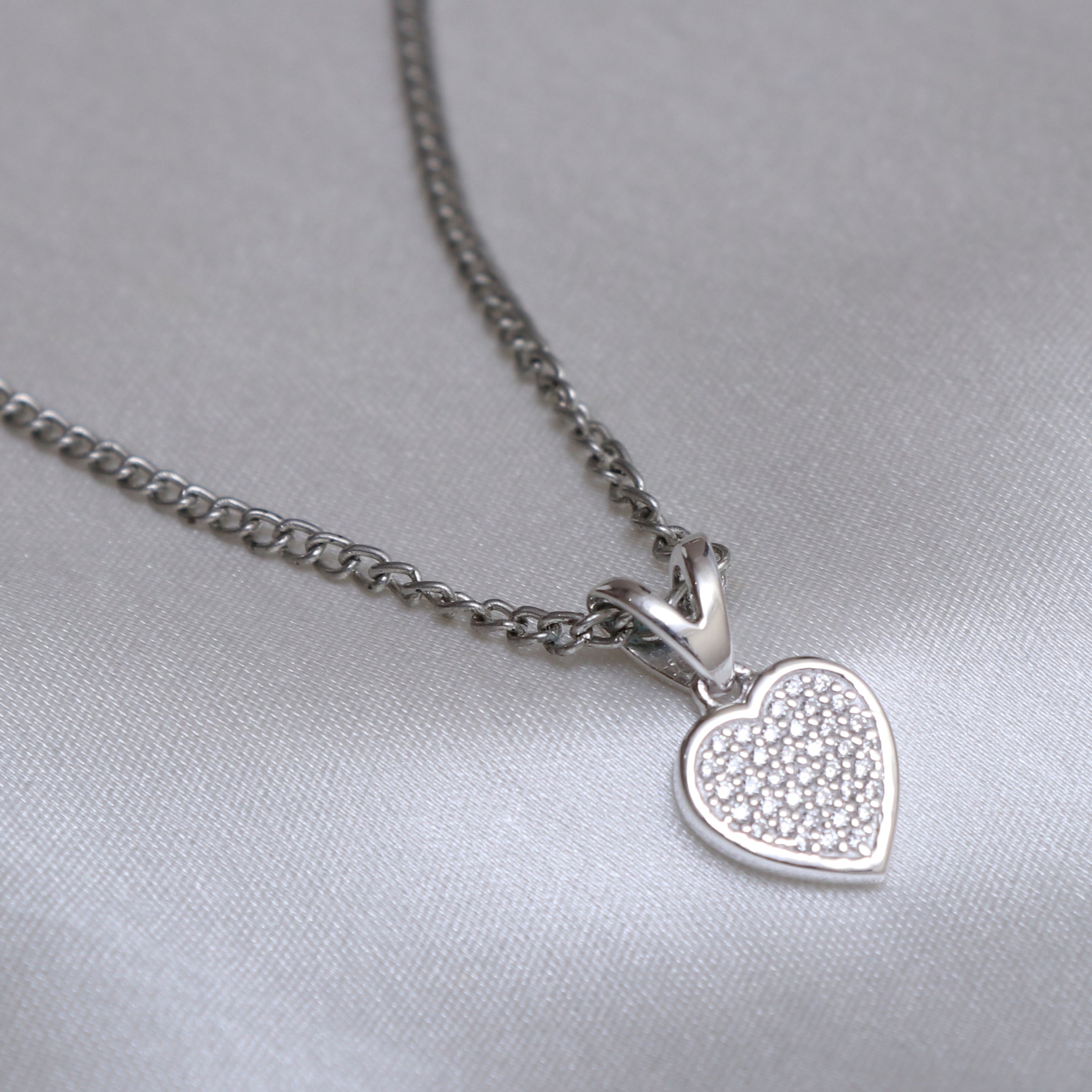 Heart Design Gemstone Pendant