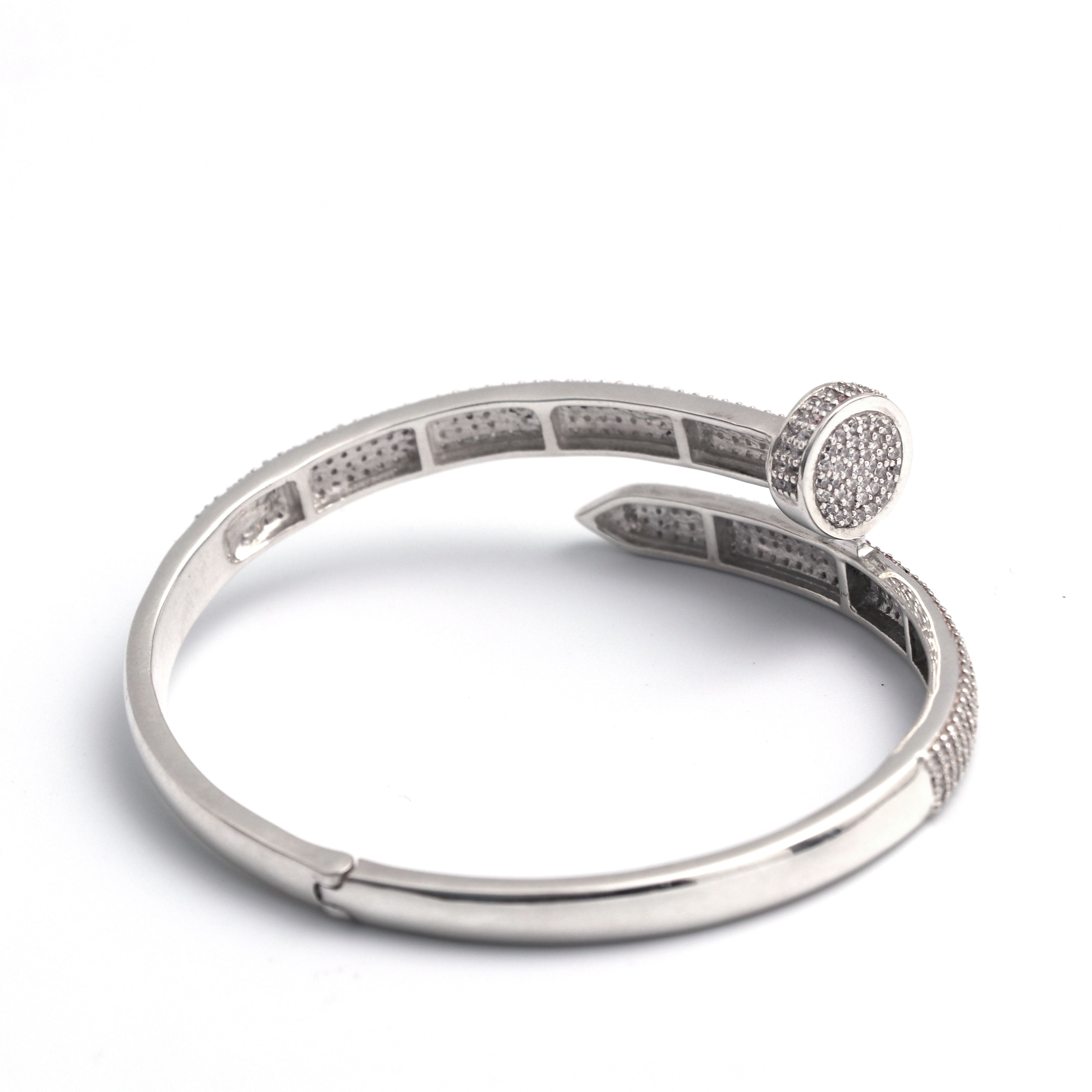 Iced Out Nail Bracelet