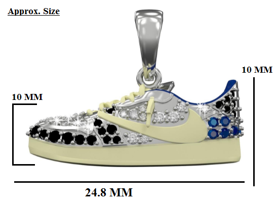 Iced out Travis Scott Fragments Air Jordan Lows Pendant -LIMITED To 499 Pcs