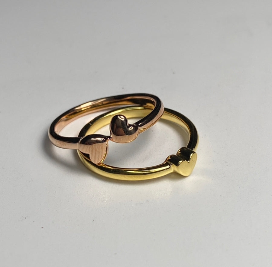 Magical Dainty Hearts Ring