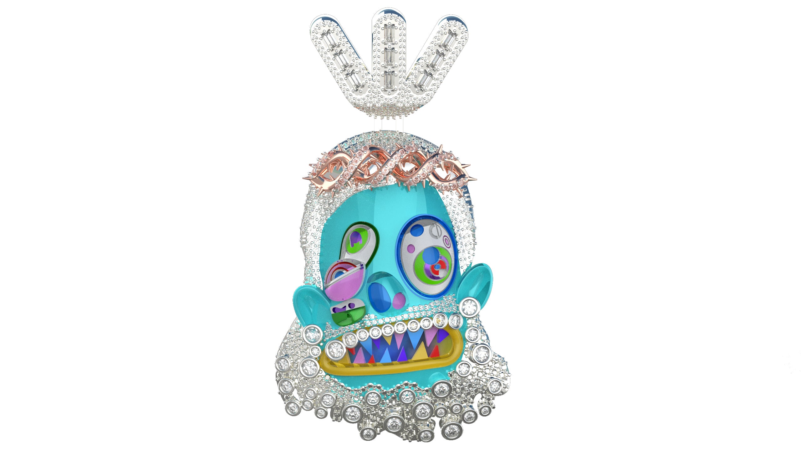 Travis Scott  "Molten Utopia Dream" Pendant