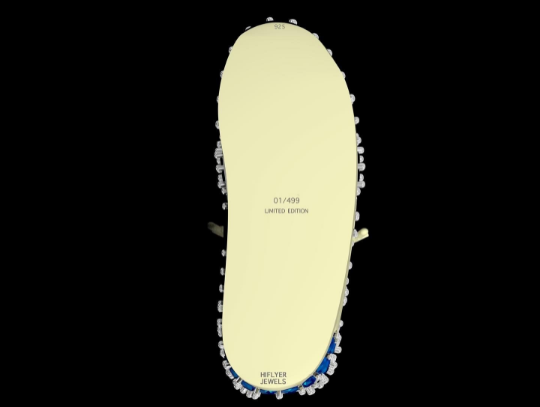 Iced out Travis Scott Fragments Air Jordan Lows Pendant -LIMITED To 499 Pcs