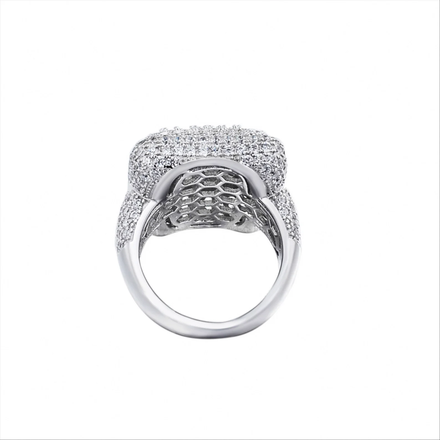 Iced Out Octa Ring