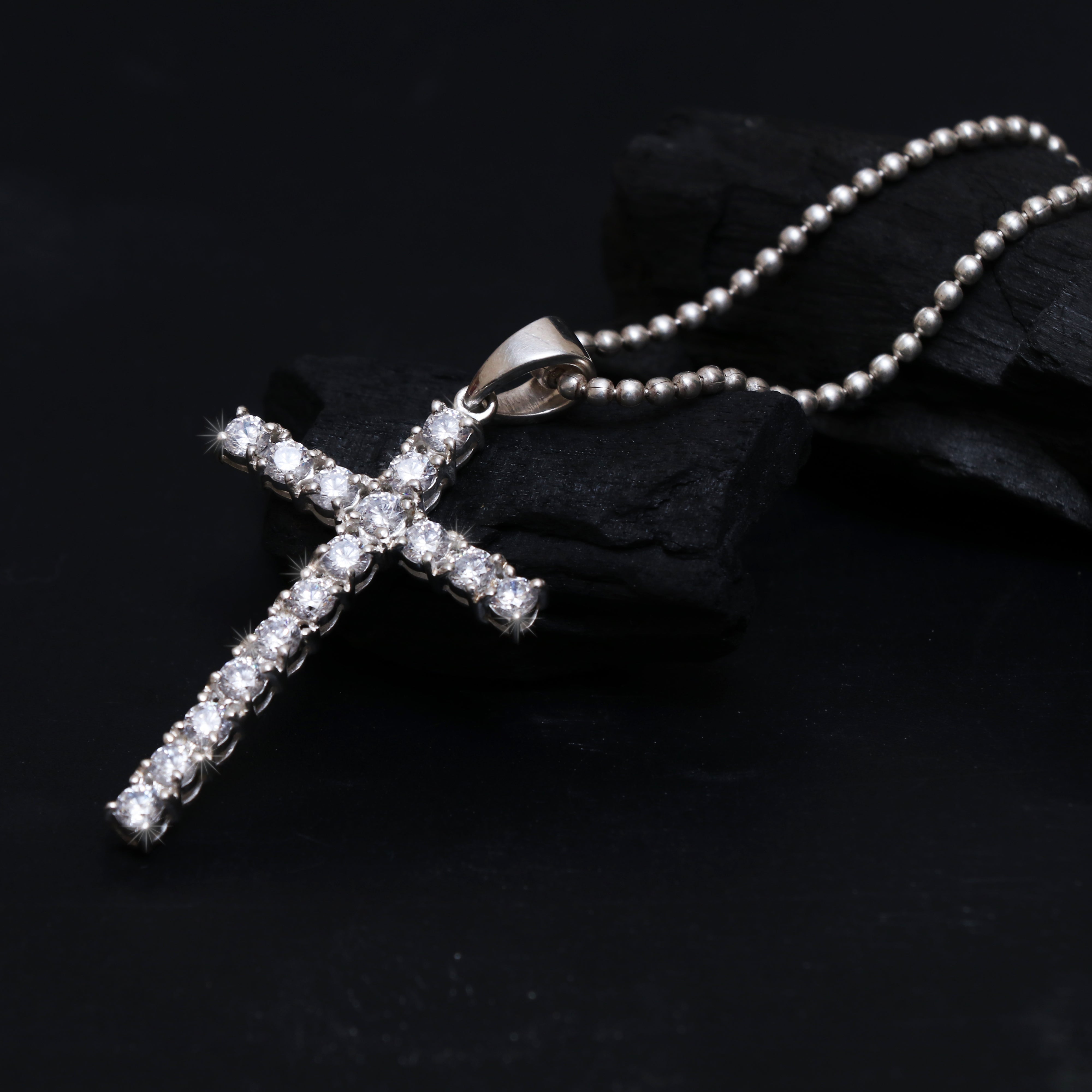 ALL SAINTS PENDANT- 4MM (Comes with a complimentary Silver Chain)