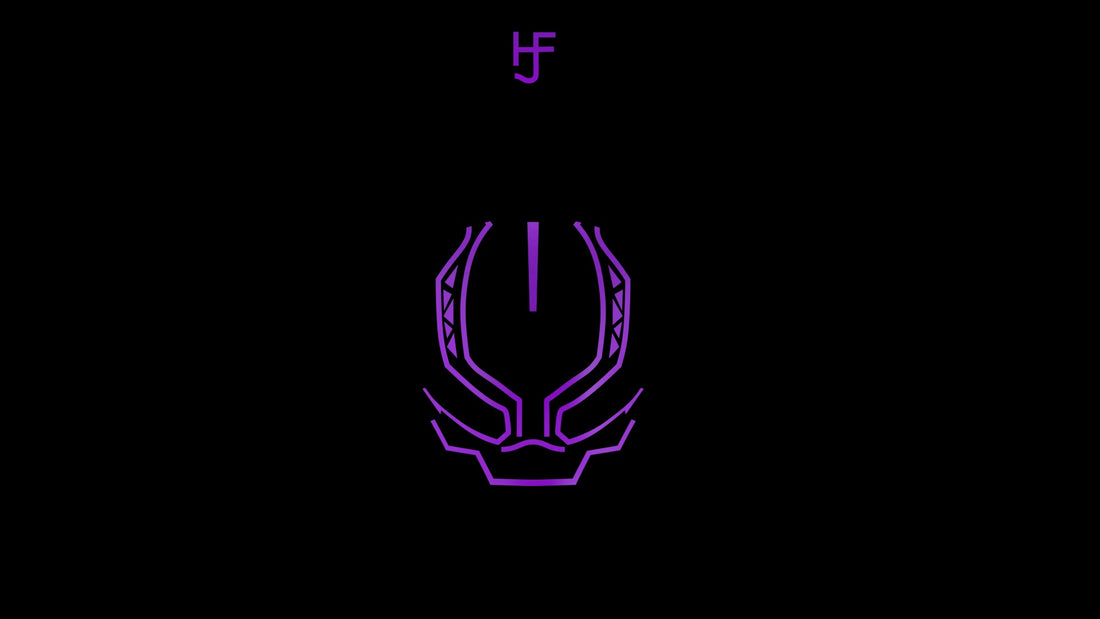 Iced Out Black Panther Pendant - GLOW IN THE DARK
