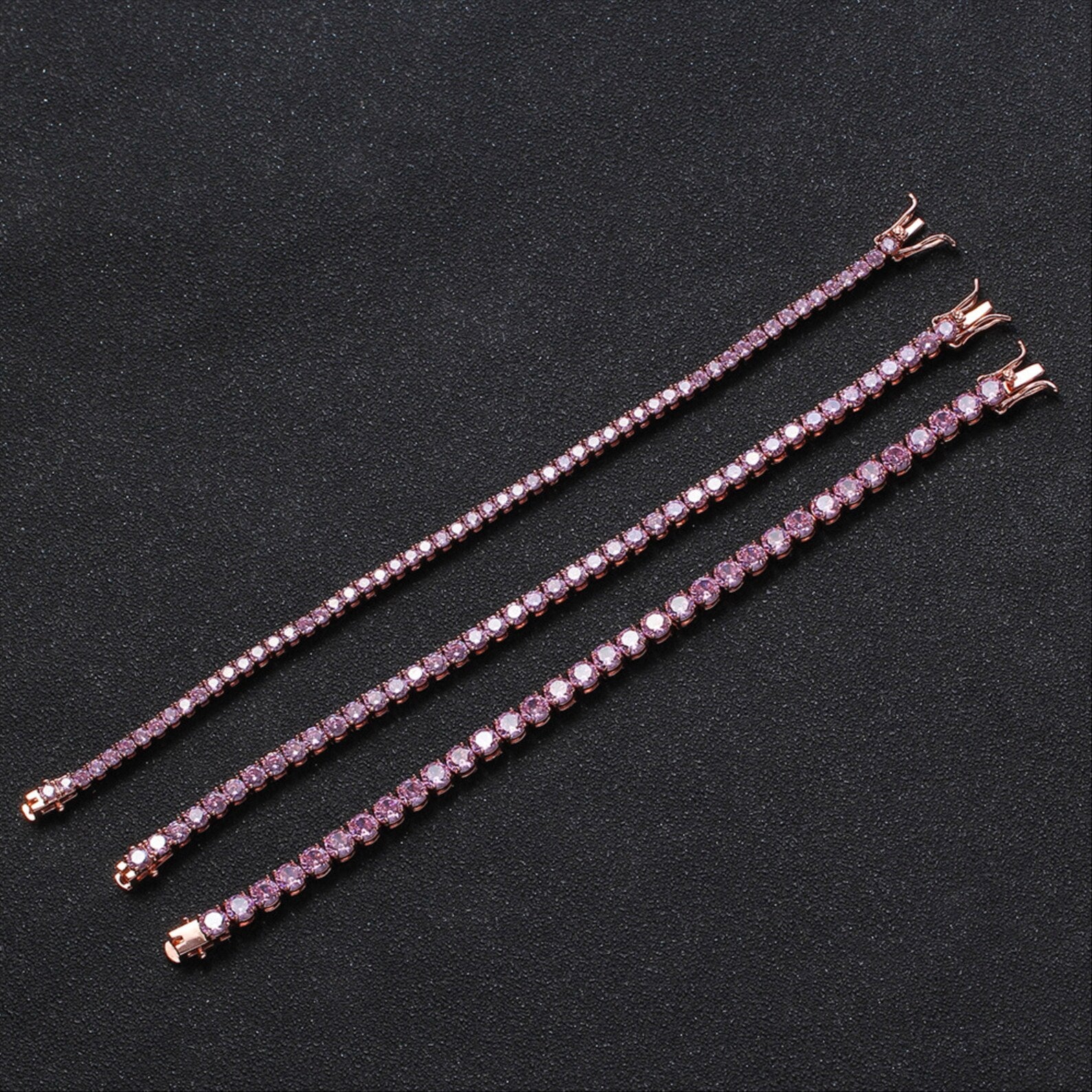 Pink Hue Tennis Bracelet