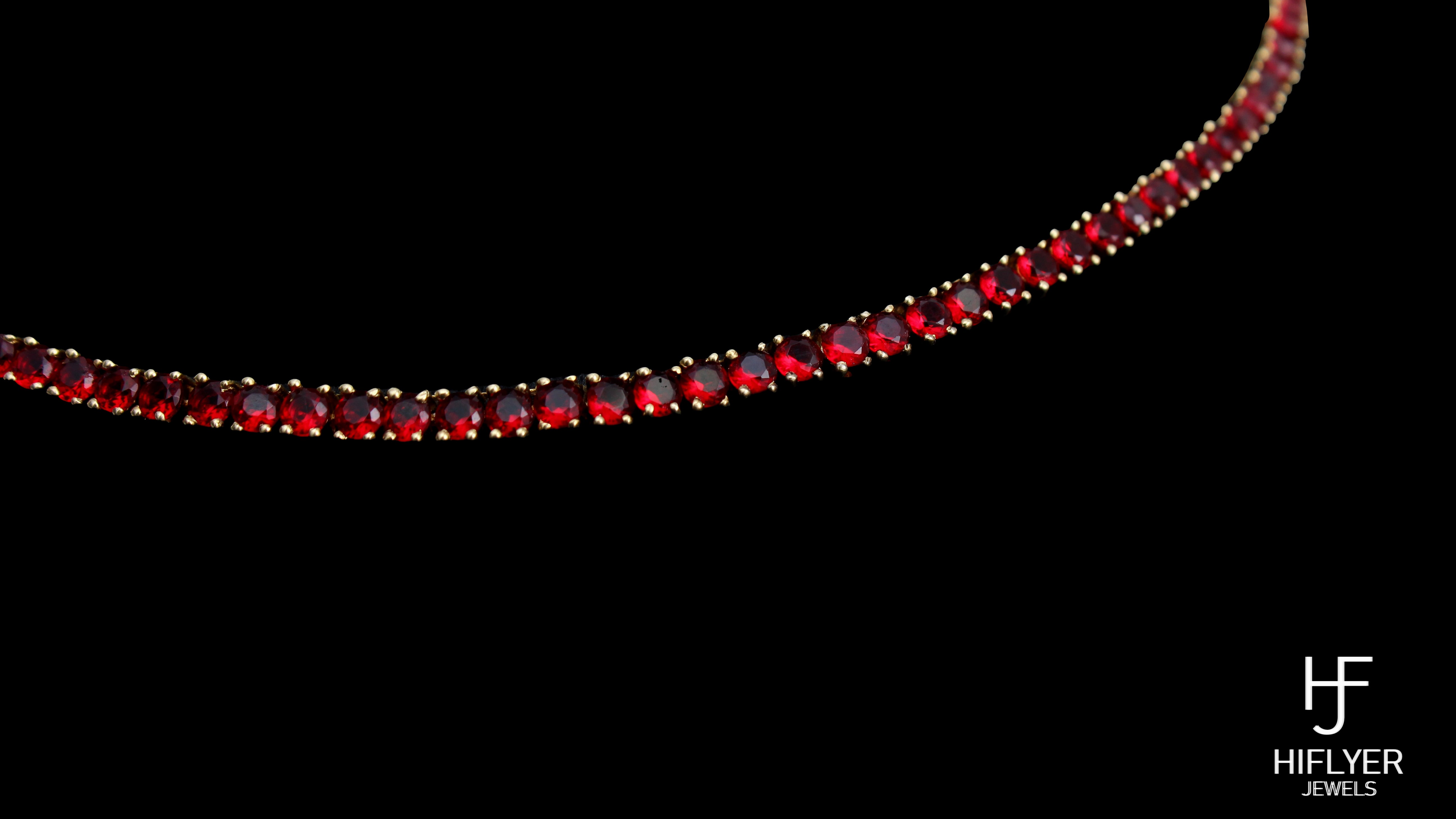 Red Ice Tennis Chain