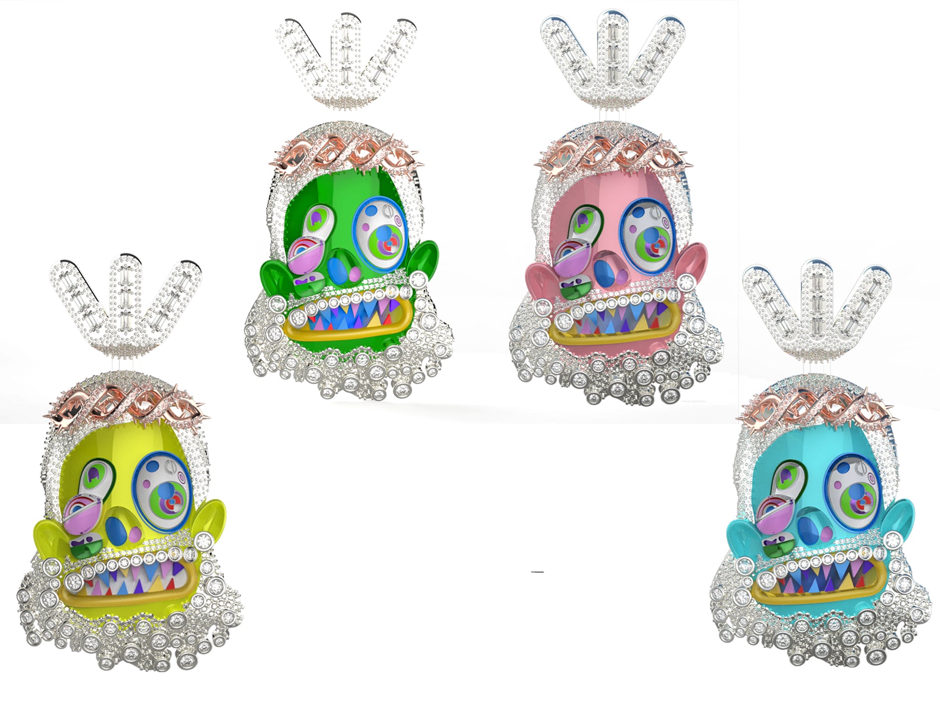 Travis Scott  "Molten Utopia Dream" Pendant