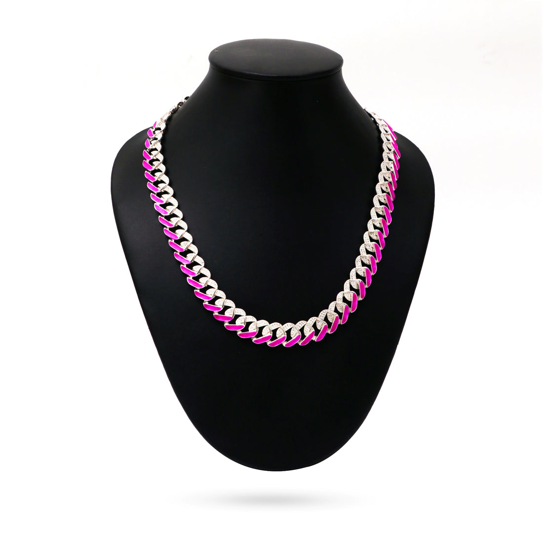 Dual Crazy Color Cuban Chain - (Glow in the Dark)