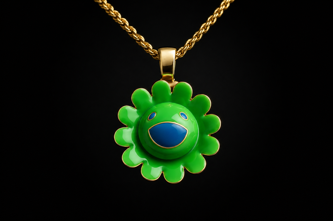 Slime Murakami Pendant (Glow in the Dark)
