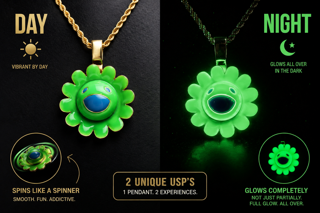 Slime Murakami Pendant (Glow in the Dark)