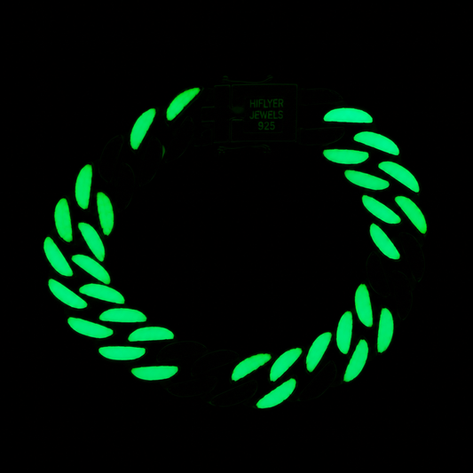 Crazy Color Cuban Bracelet - Glow in the Dark
