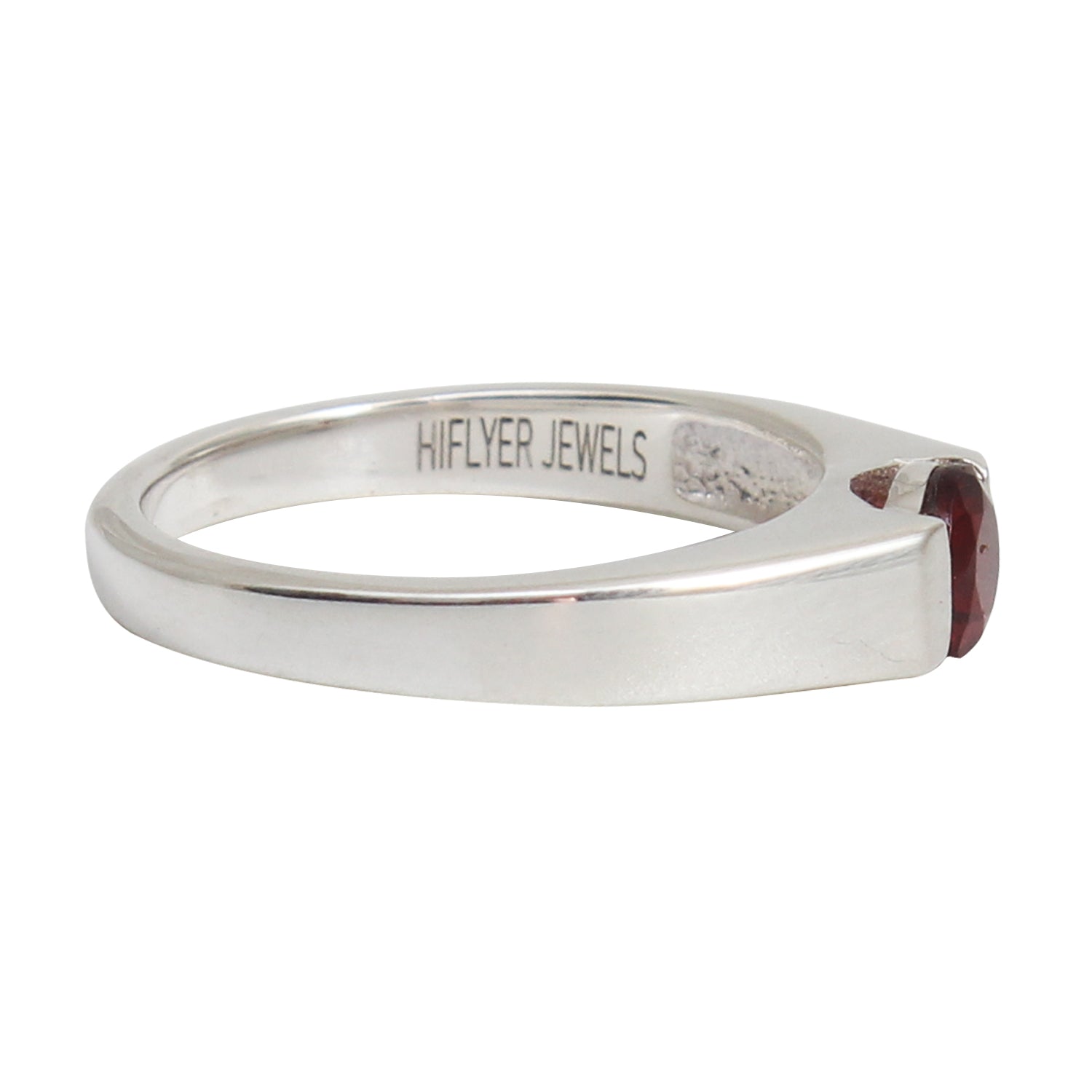 Purple Rhodolite Garnet Gemstone Ring