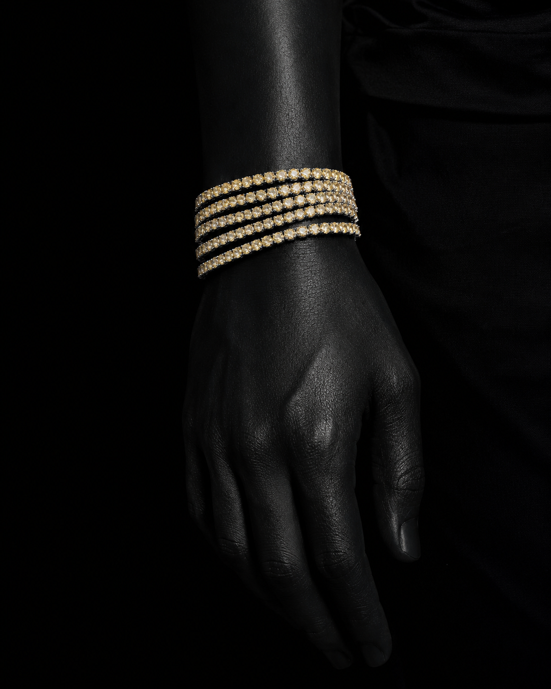 Golden hour Tennis Bracelet