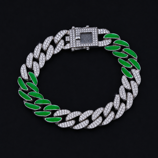 Crazy Color Cuban Bracelet - Glow in the Dark