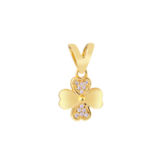 Dainty Iced Flower Pendant (Comes with a complimentary Silver Chain)