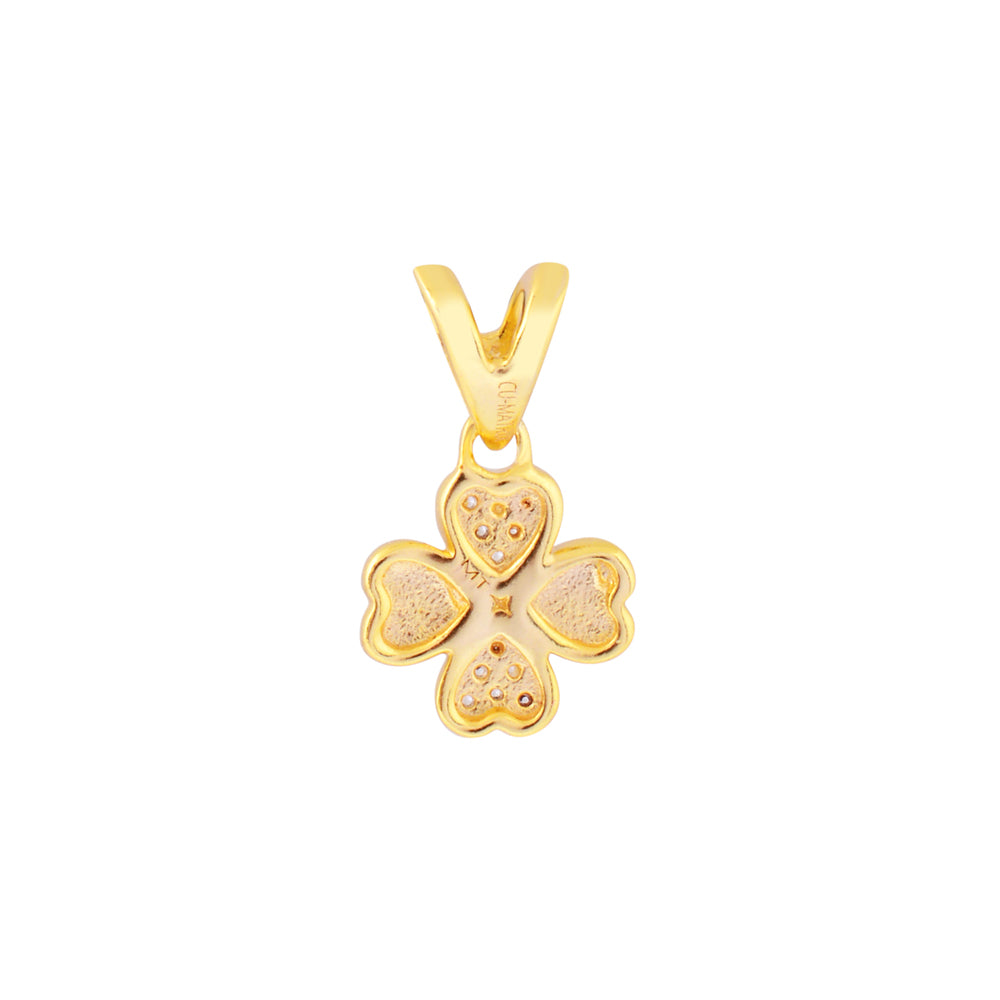 Dainty Iced Flower Pendant (Comes with a complimentary Silver Chain)