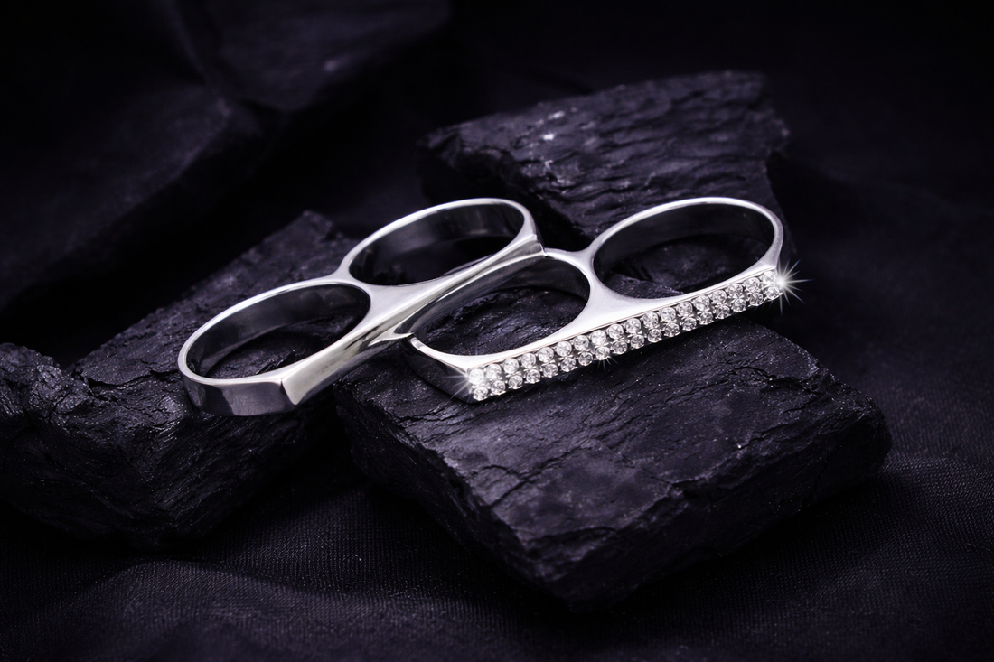 ED BADASS Double-Finger Knucklehead Ring
