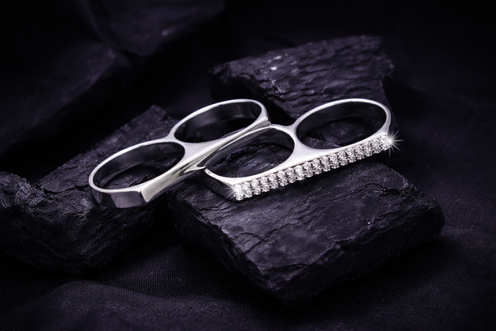 ED BADASS Double-Finger Knucklehead Ring
