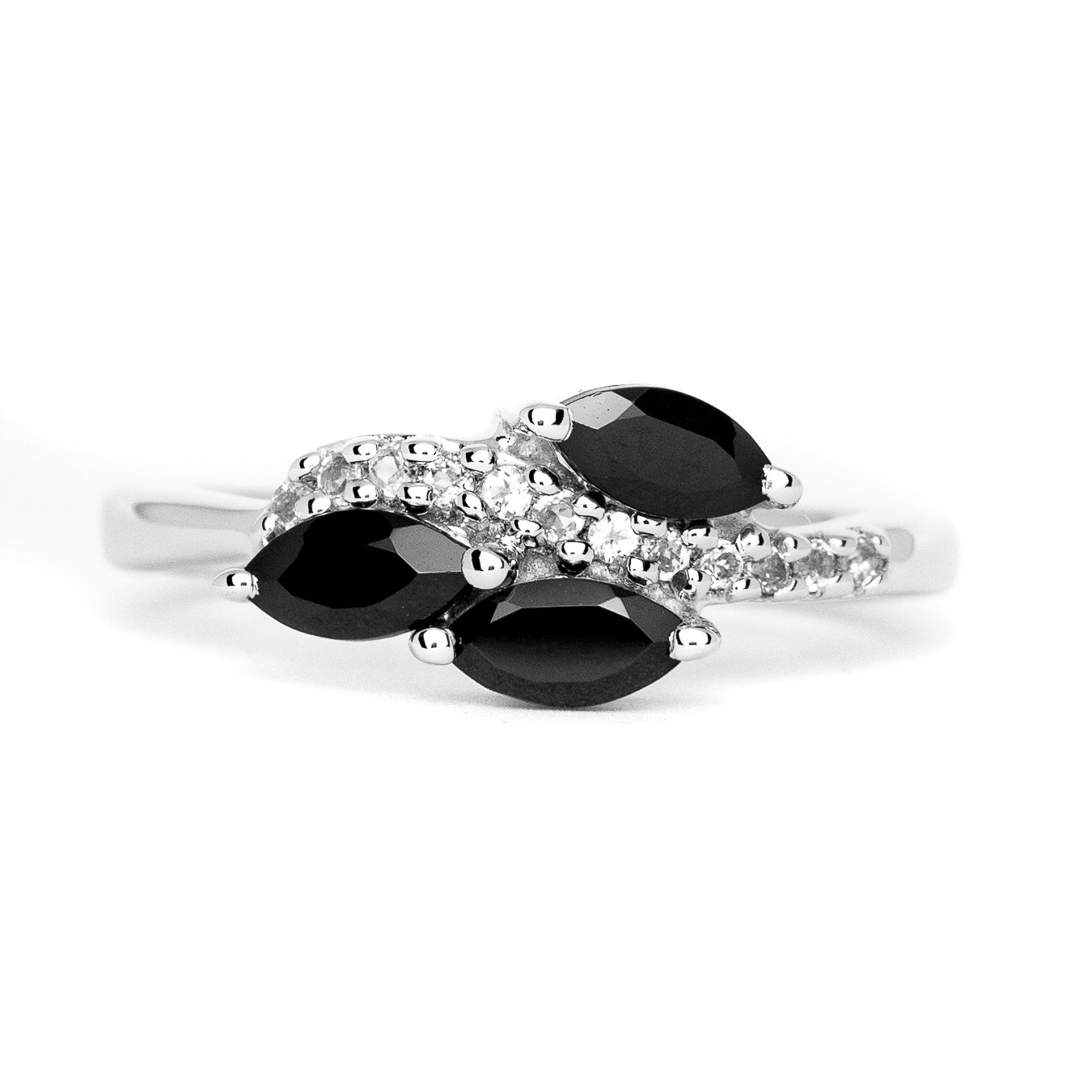 Black Spinel Gemstone Ring