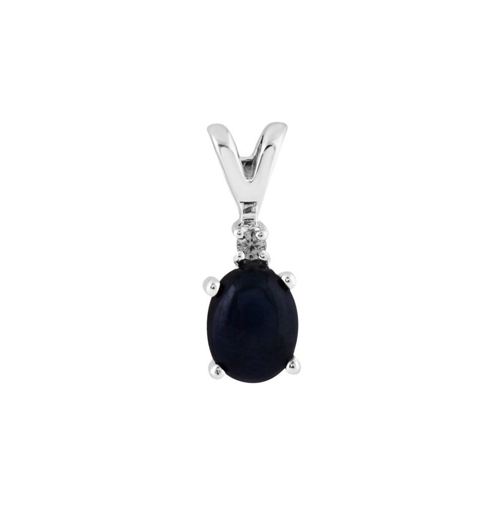 Star Sapphire Pendant With Chain