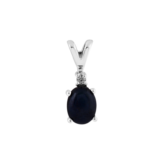 Star Sapphire Pendant With Chain