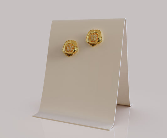Diamond core earrings
