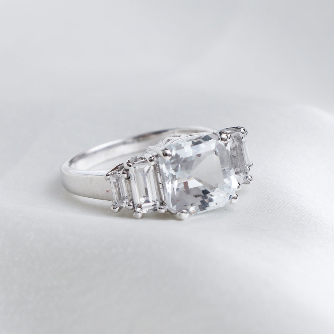 Exclusive White Topaz Ring