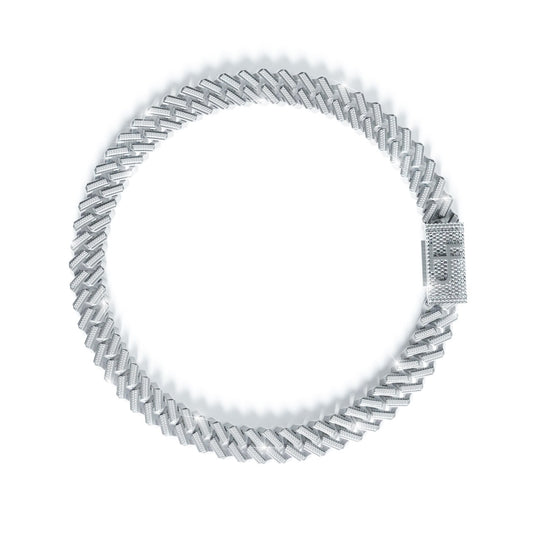 Raised Iced Out Cuban Chain -14mm