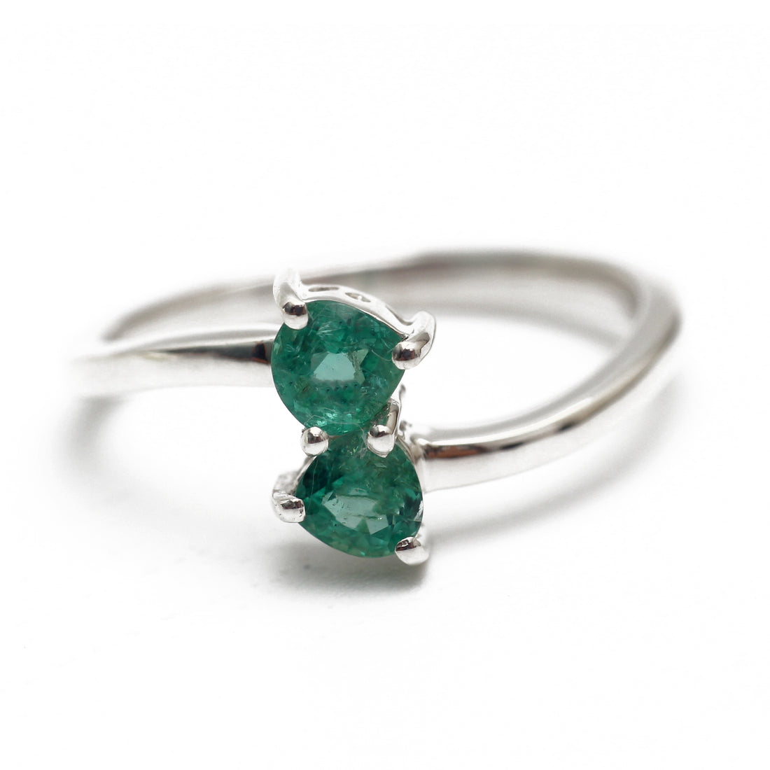 Natural Zambian Emerald Ring