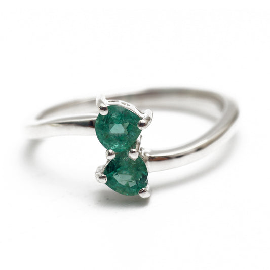 Natural Zambian Emerald Ring