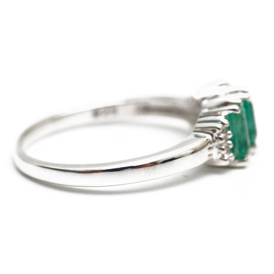 Natural Zambian Emerald Designer Ring