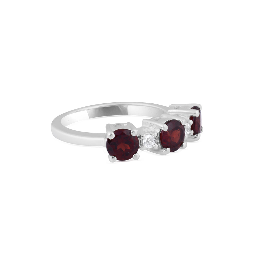 Natural Garnet Ring