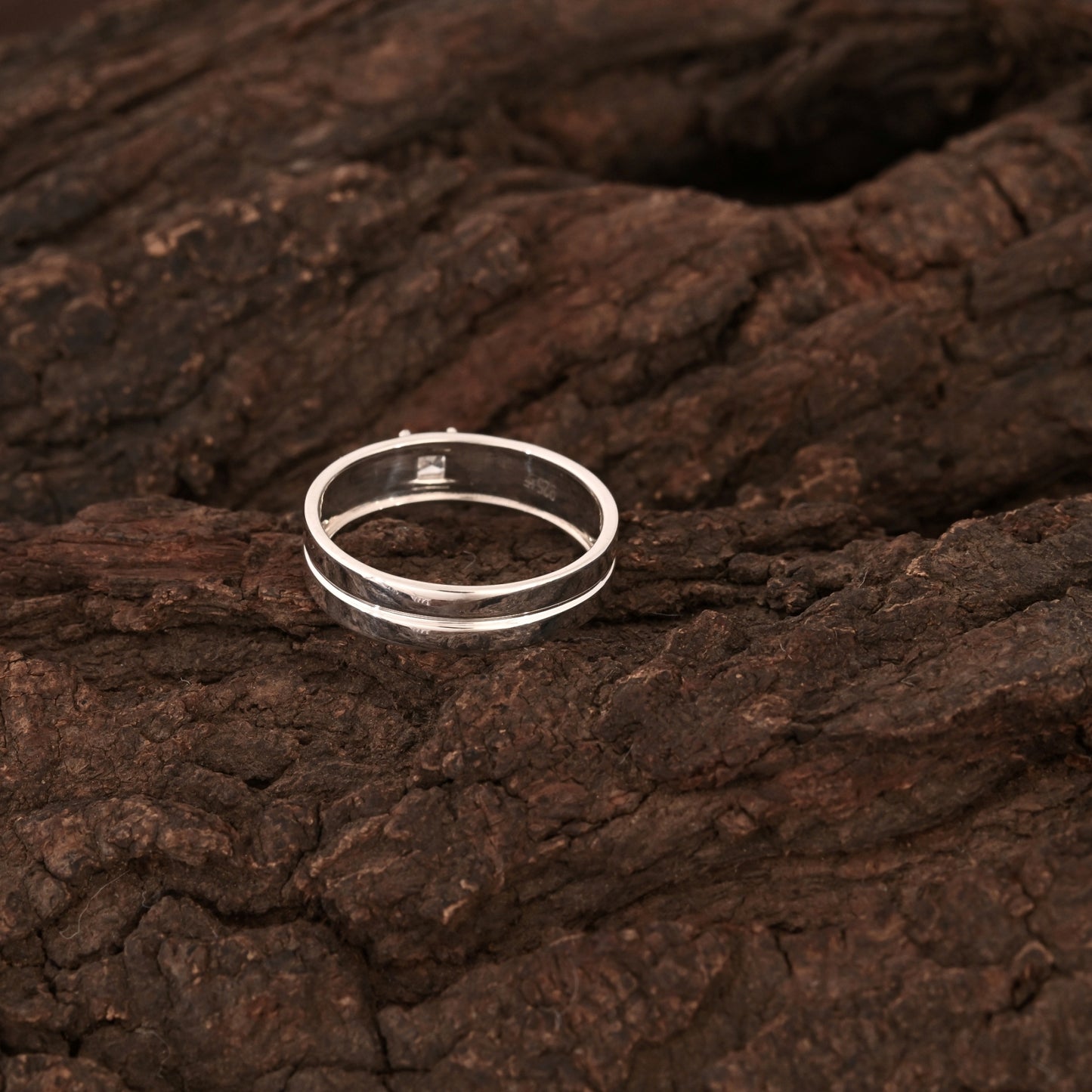 Princess Cut Solitaire Men's Ring