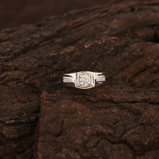 Elegant 925 Silver Ring For Men's