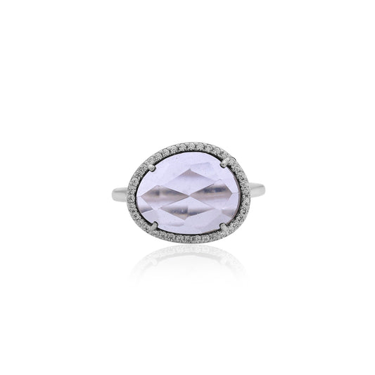 Blue Carnelian Ring For Women