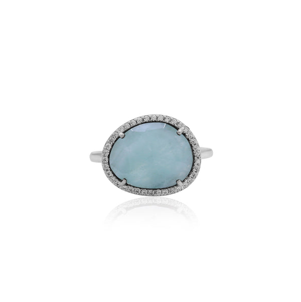 Crystal Carnelian Gemstone Ring