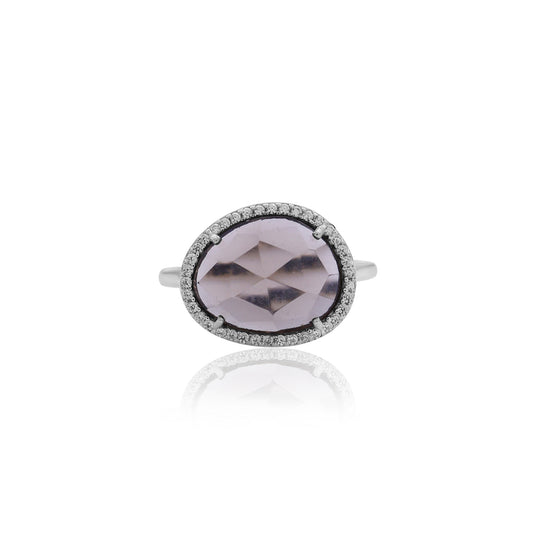 Smokey Quartz Gemstone Designer Ring