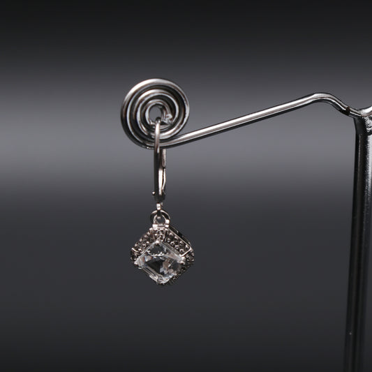 White Topaz Drop Earring
