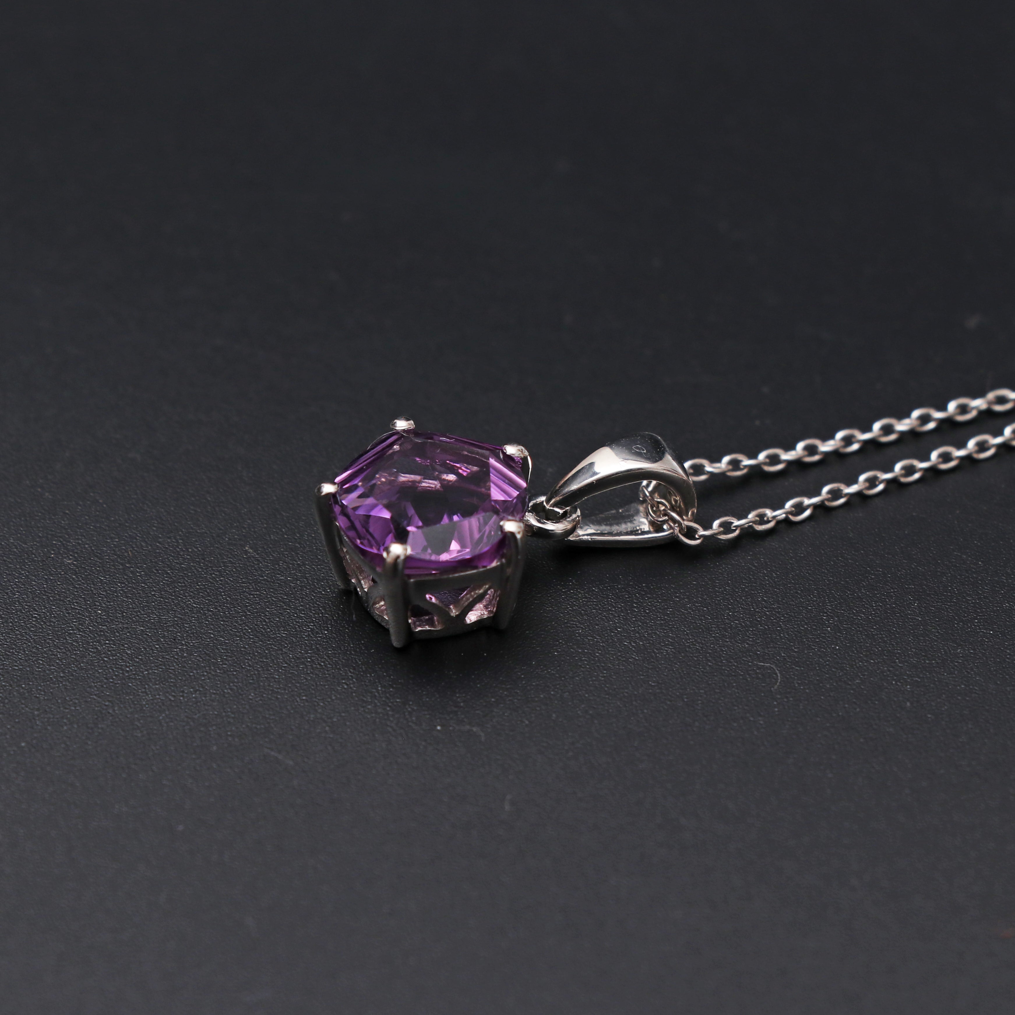 Natural Amethyst Jewelry Set