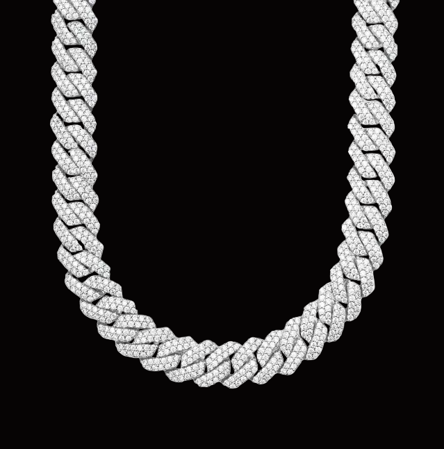 ED Iced Out Cuban Link Chain