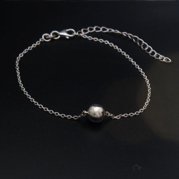 925 Sterling Silver Bead Ball Bracelet