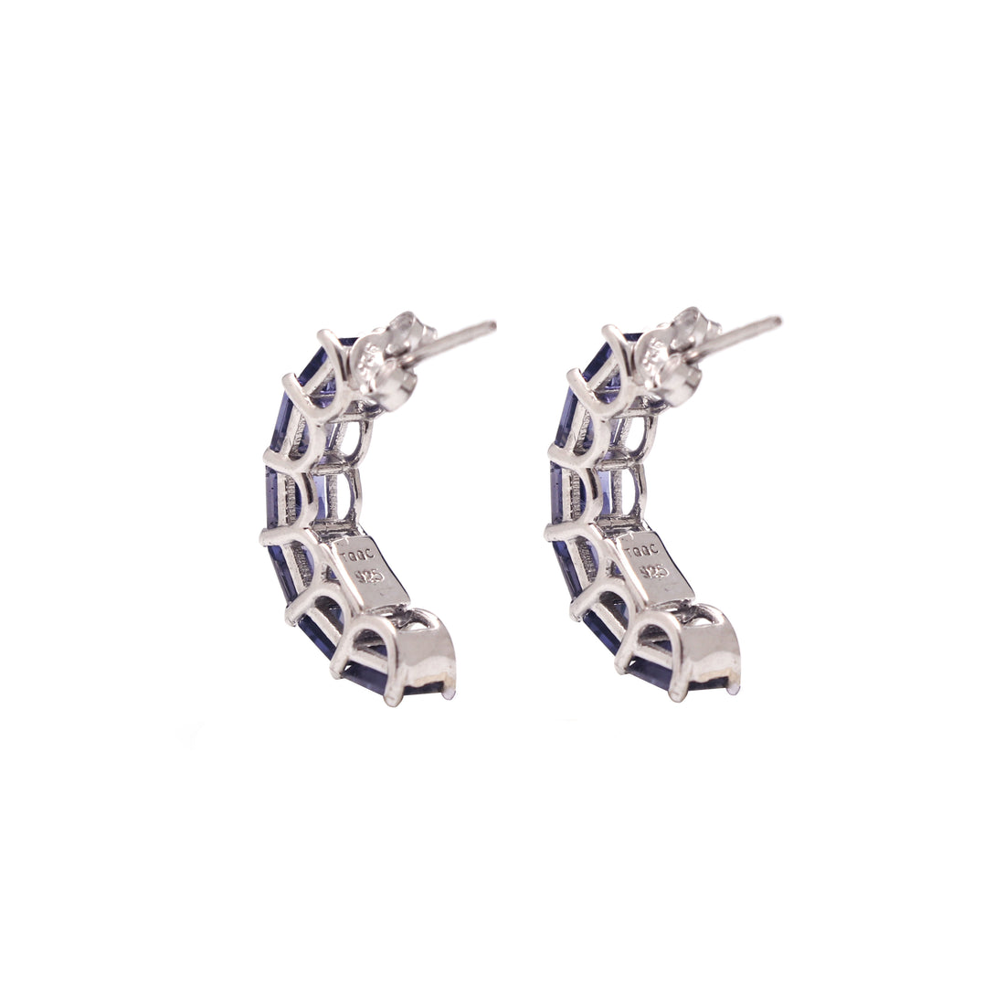 Natural Iolite Earrings