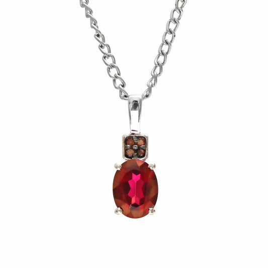 Mystic Coated Topaz Pendant
