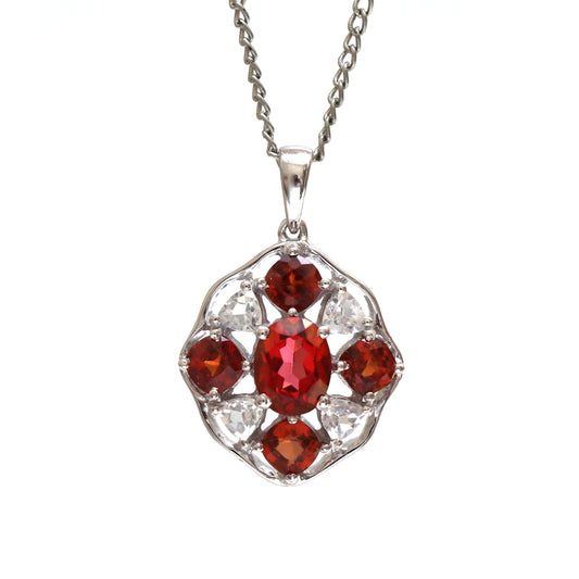 Multi Topaz Pendant