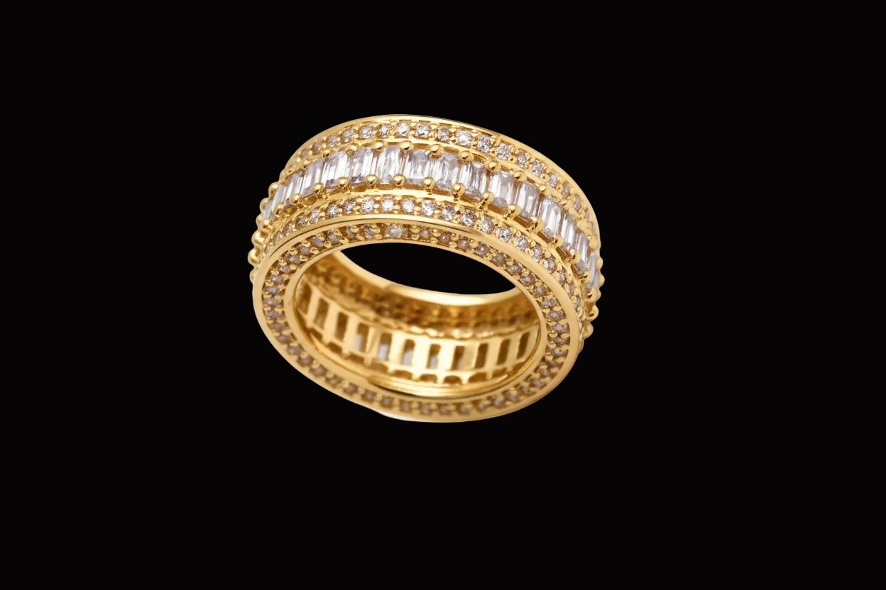 ED Iced 5 Layer Championship Ring