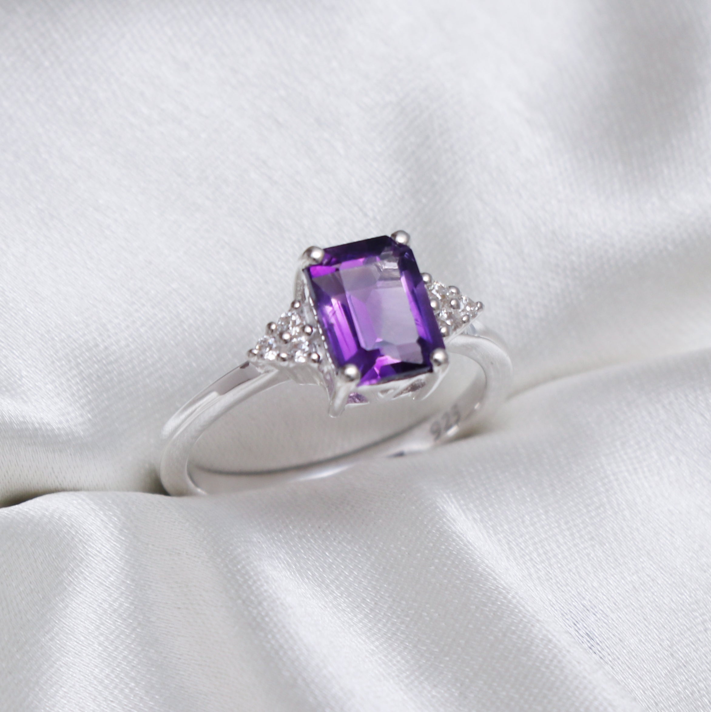 Natural Amethyst Ring